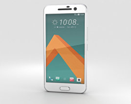 HTC 10 Glacier Silver (White Front) Modelo 3d