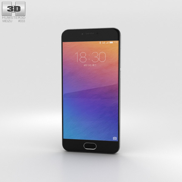 Meizu Pro 6 Gray 3D-Modell