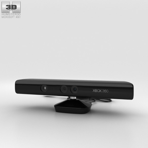 Microsoft Kinect for Xbox 360 3D-Modell