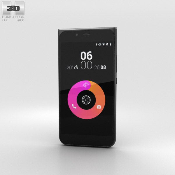 Obi Worldphone MV1 Black 3D model