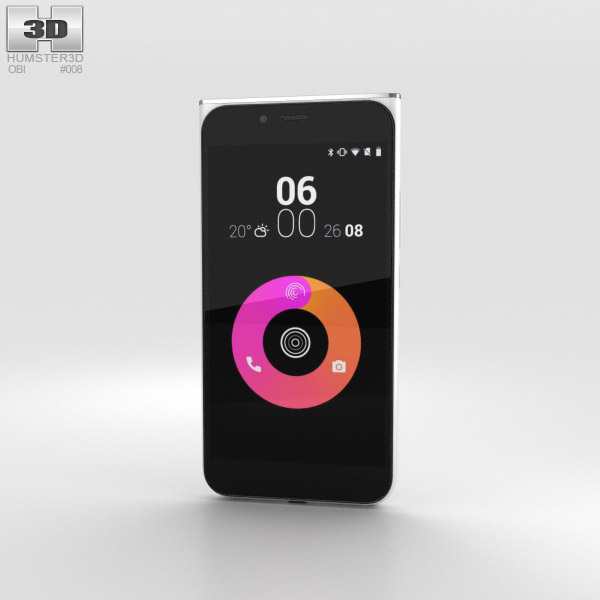 Obi Worldphone MV1 White 3D model