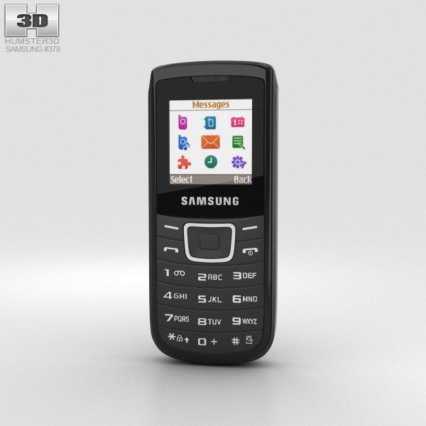 Samsung E1100 Black 3D model