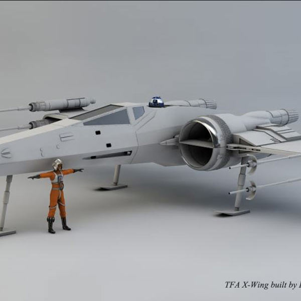 Star Wars The Force Awakens T 70 X Wing Download Free 3d Models