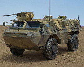 VAB Armoured Personnel Carrier 3D-Modell
