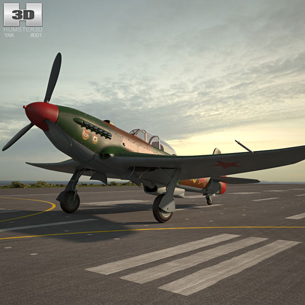Yakovlev Yak-9 3D model