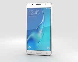 Samsung Galaxy J5 (2016) Blanc Modèle 3D
