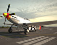 North American P-51 Mustang Modello 3D
