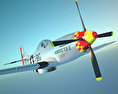 North American P-51 Mustang Modello 3D