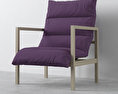 Cadeira Púrpura Modelo 3D gratuito
