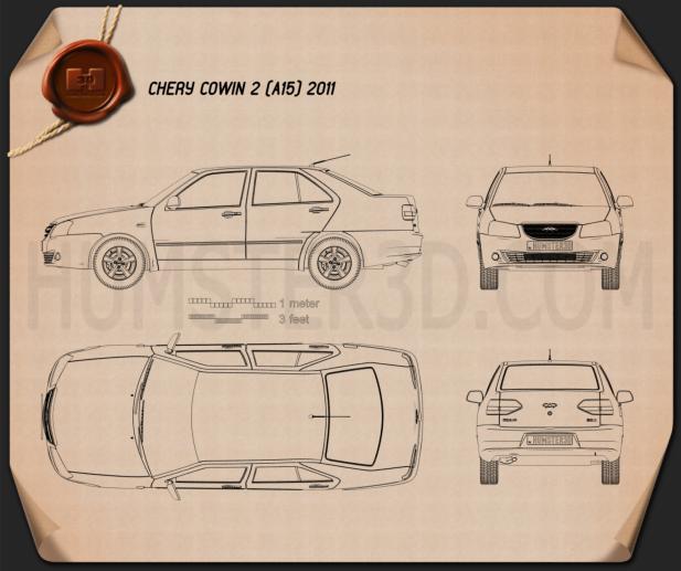 Chery Cowin 2 (A15) 2011 Blueprint