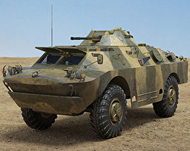 BRDM-2 Modelo 3d