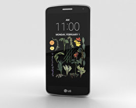 LG K5 Silver 3D модель