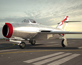 MiG-15 3Dモデル