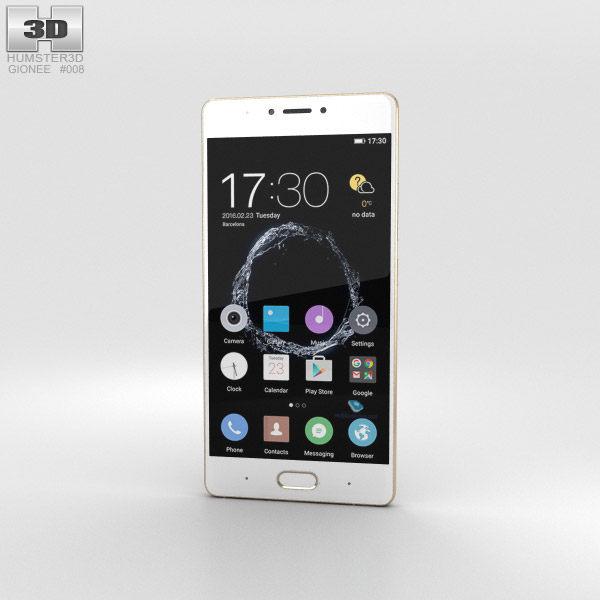 Gionee S8 Gold 3D model