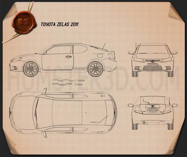 Toyota Zelas 2011 Blueprint