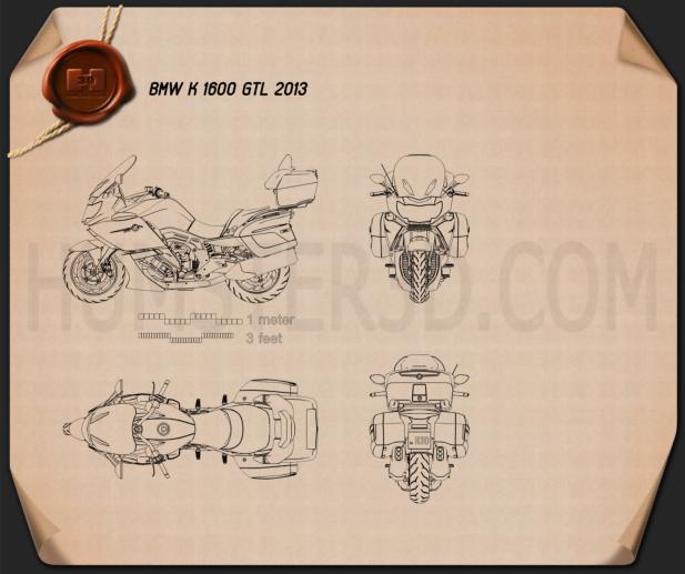 BMW K 1600 GTL 2013 Plan