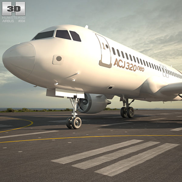 Airbus ACJ320neo Modello 3D