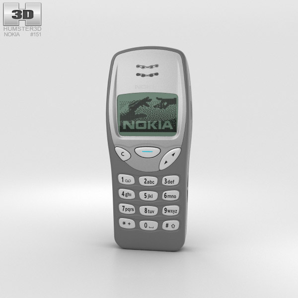 Nokia 3210 3D 모델 