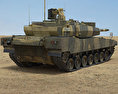 Altay Tank Modelo 3d vista traseira