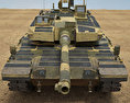 Altay танк 3D модель front view