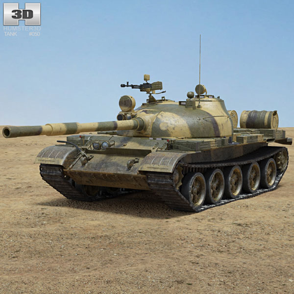 T-62 Modelo 3d