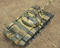 T-62 3Dモデル top view