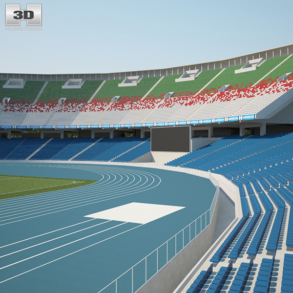 Stade du 5 Juillet 1962 3D model