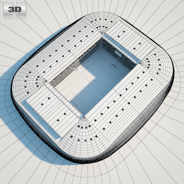 Stade Pierre Mauroy 3d Model Architecture On Hum3d