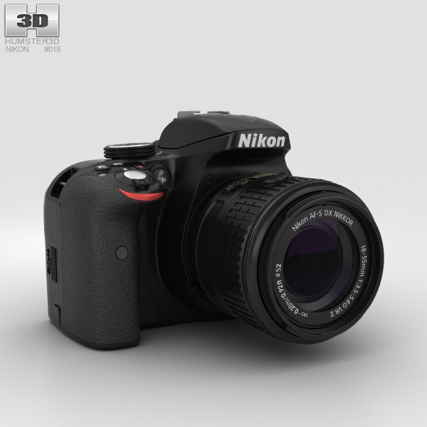 Nikon D3300 Modelo 3D