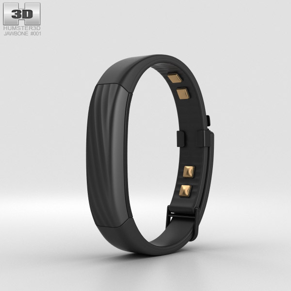 Jawbone UP3 Black Twist 3D model