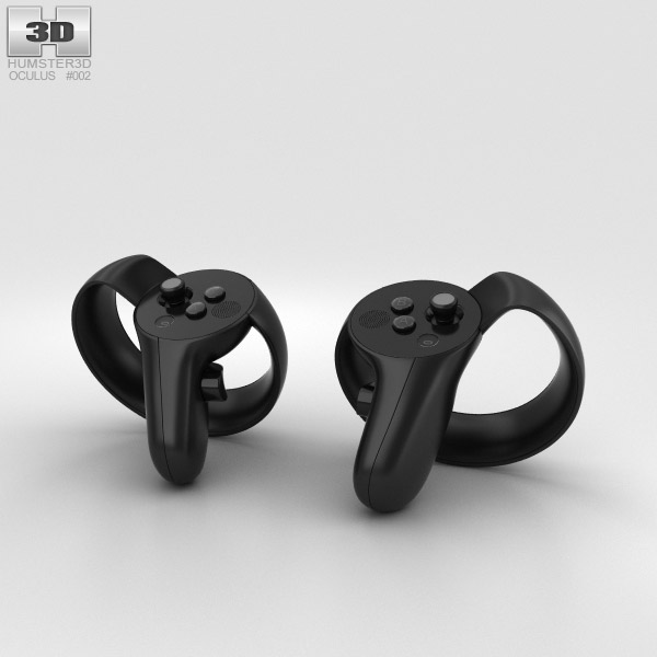 Oculus Touch 3D model