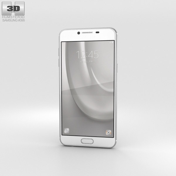 Samsung Galaxy C7 Silver Modelo 3d