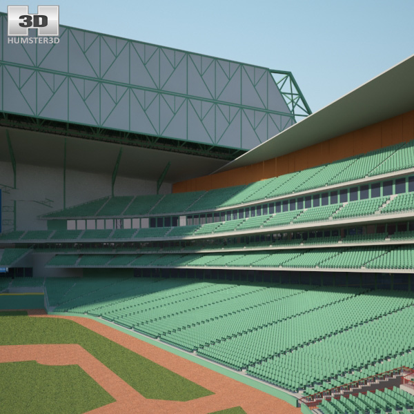 Minute Maid Park 3d Model 1836