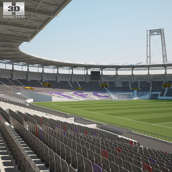 Stadium Municipal de Toulouse 3D model