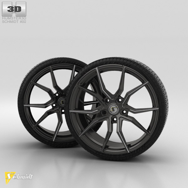 Schmidt Drago Black Chrome 3D модель