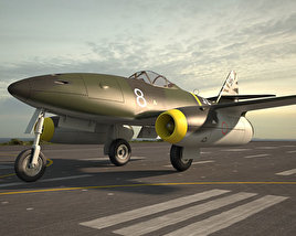 Messerschmitt Me 262 Modello 3D