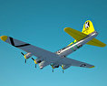 Boeing B-17 Flying Fortress 3d model