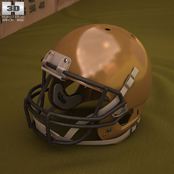Футбольний шолом 3D модель