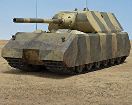 Panzerkampfwagen VIII Maus 3D-Modell