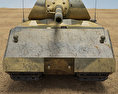 Маус танк 3D модель front view