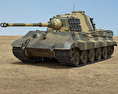 Panzer VI Tiger Ausf. B Modelo 3D