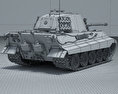 Panzerkampfwagen VI Tiger II Modelo 3d