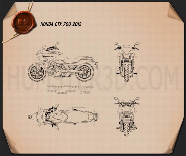 Honda CTX700 2012 Blueprint