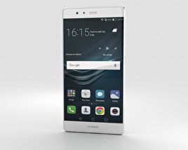 Huawei P9 Plus セラミックホワイト 3Dモデル