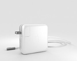 Apple 60W MagSafe 電源アダプタ 3Dモデル