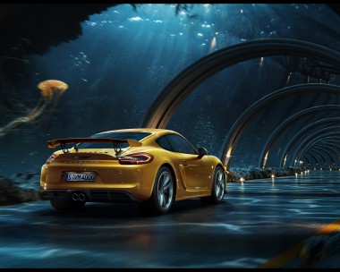 Porsche - Underwater road