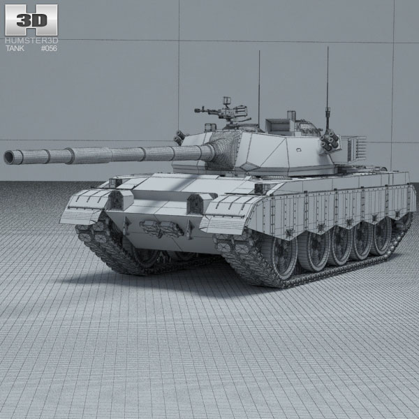 Al-Zarrar Tank 3D model - Military on Hum3D