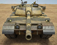 Al-Zarrar Tank 3d model front view