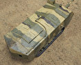Saint-Chamond Tank 3d model top view
