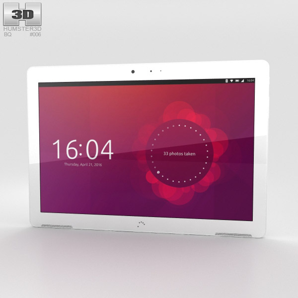 BQ Aquaris M10 White 3D model